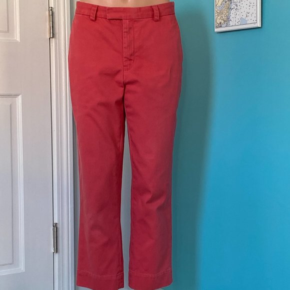 Vintage Ralph Lauren Sport Nantucket Red Polo Chino Pants (size 29 waist) - Picture 2 of 13